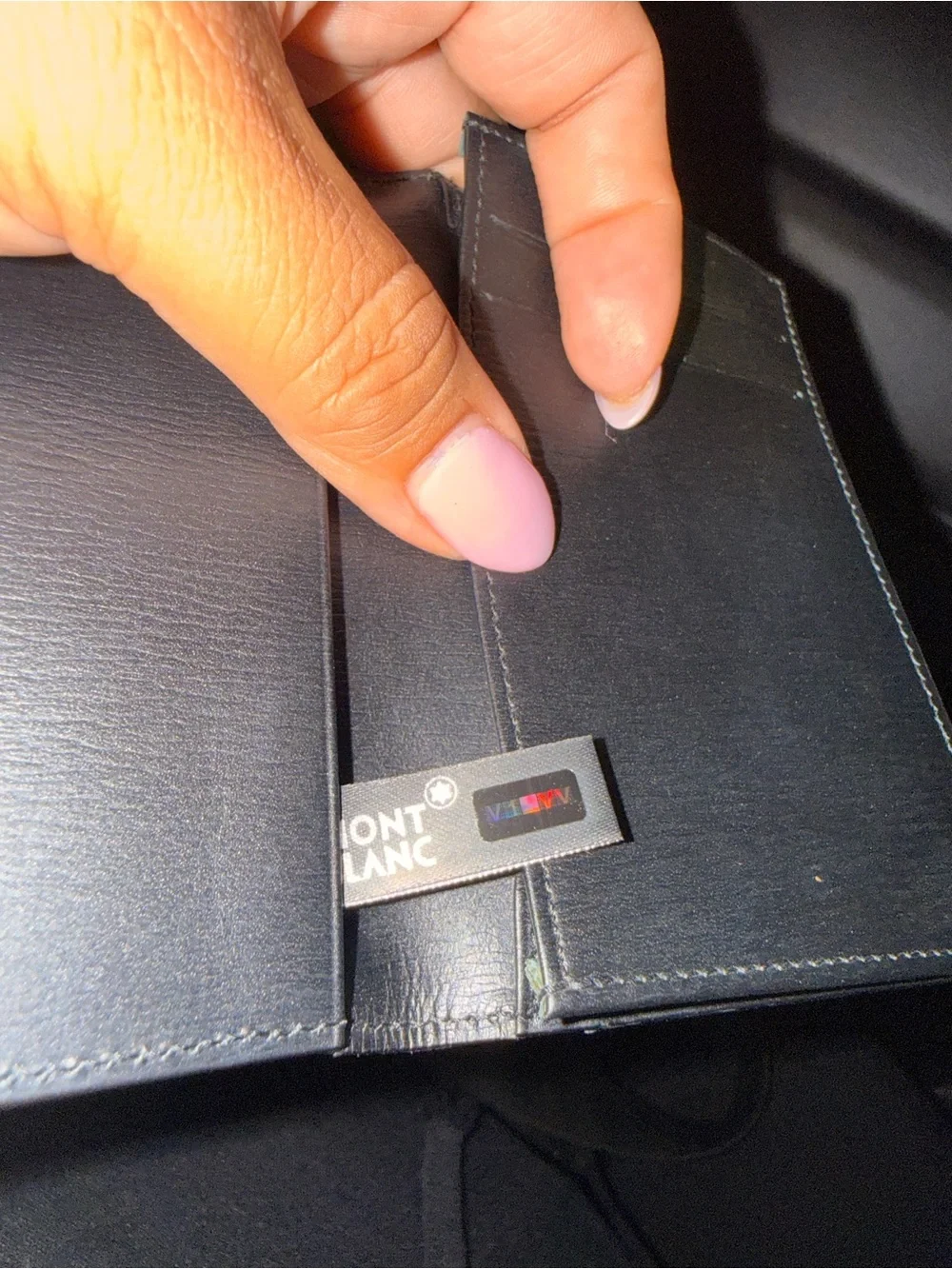 Montblanc Black Leather Card Holder